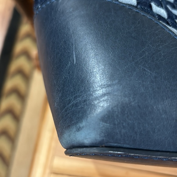 Frye Navy Denim tote - Picture 4 of 12